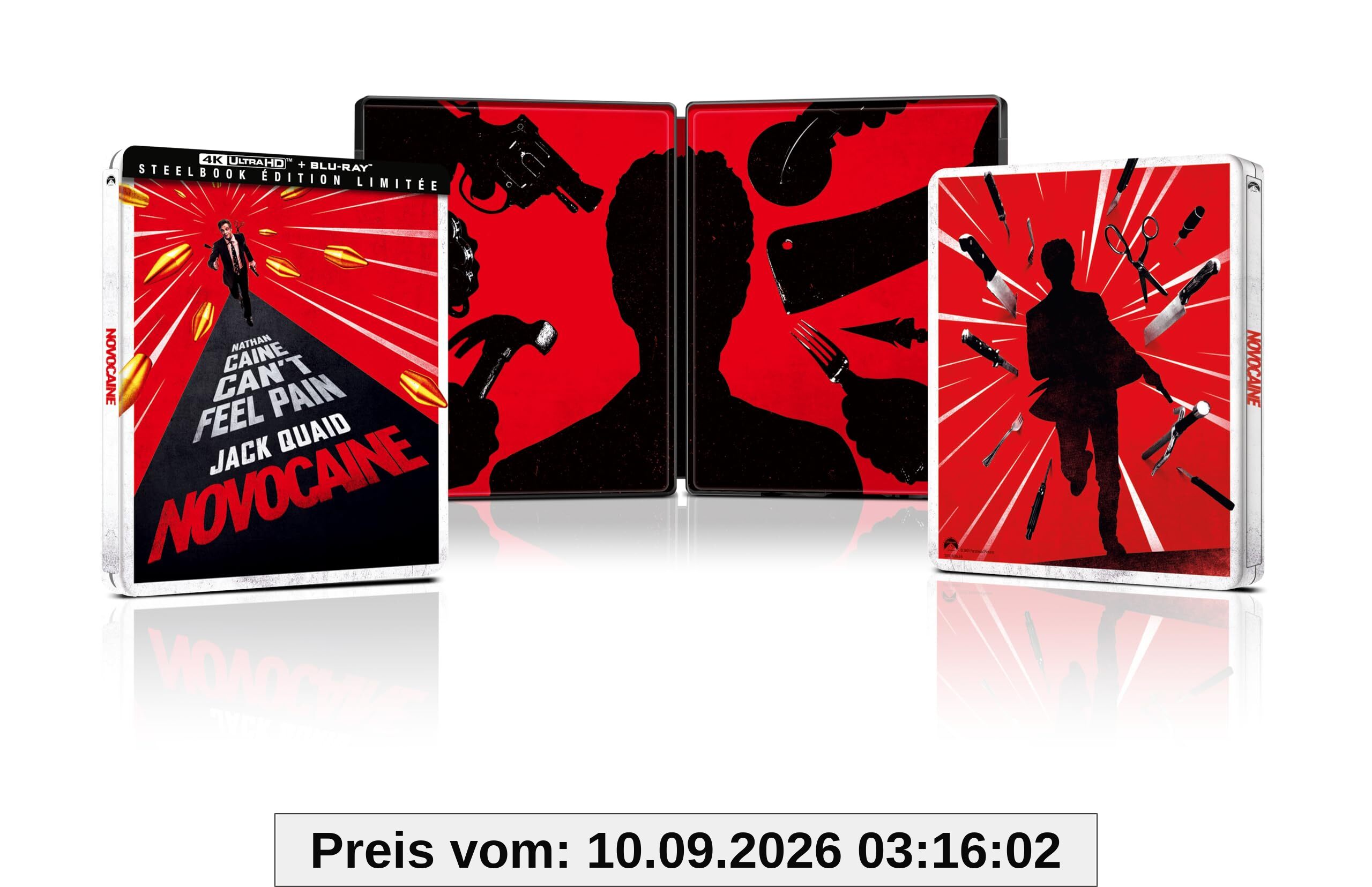 Novocaine [4K Ultra HD + Blu-Ray-Boîtier SteelBook limité]