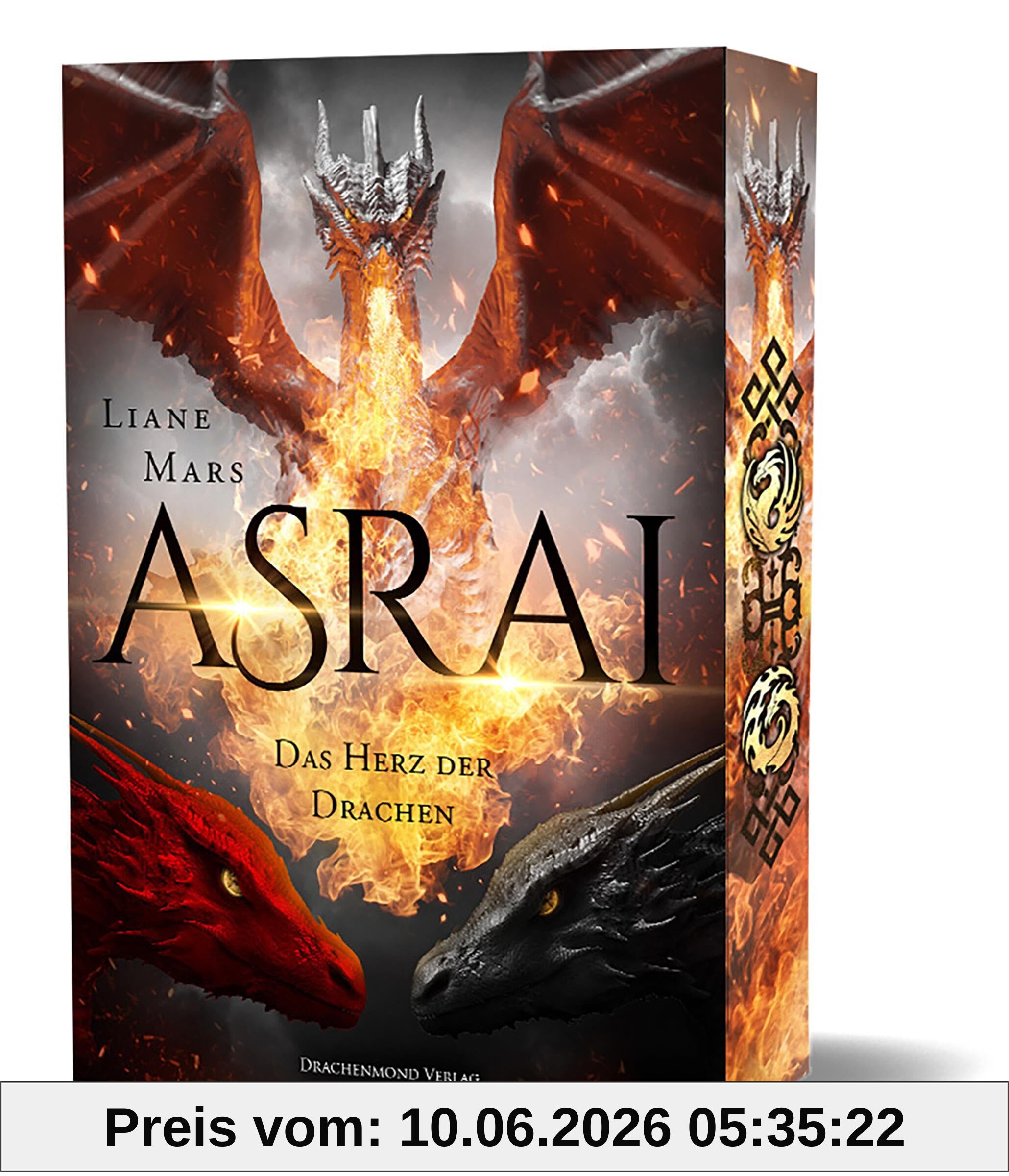 Asrai - Das Herz der Drachen: Die epische Romantasy-Saga der Spiegel-Bestseller Autorin | mit Farbschnitt-Garantie