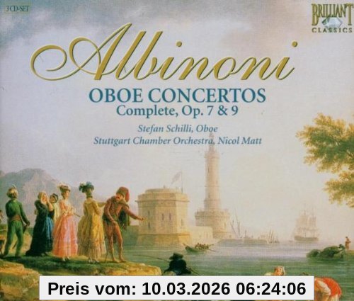 Stefan Schilli Albinoni, Complete Oboe Concertos
