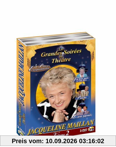 Coffret jacqueline maillan, volume 2 : potiche ; j'ai deux mots a vous dire ; le pont japonais [FR Import]