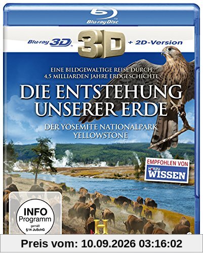Die Entstehung unserer Erde: Der Yosemite Nationalpark - Yellowstone (History) [3D Blu-ray + 2D Version]