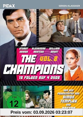 The Champions, Vol. 2 / Weitere 15 Folgen der preisgekrönten Sci-Fi-Agentenserie (Pidax Serien-Klassiker) [4 DVDs]