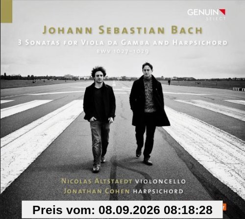 Johann Sebastian Bach: 3 Sonaten für Viola da Gamba & Cembalo BWV 1027-1029
