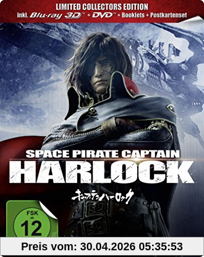 Space Pirate Captain Harlock - Steelbook [3D Blu-ray] [Limited Collector's Edition]