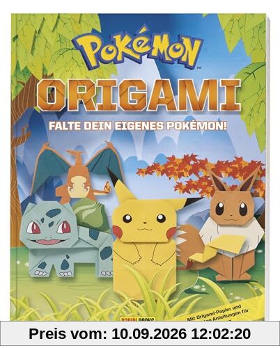 Pokémon: Origami - Falte Dein eigenes Pokémon: Mit 32 Seiten Origami-Faltpapier perforiert