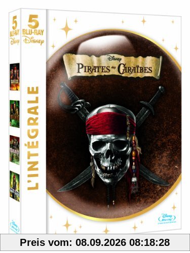 Pirates des Caraïbes - Coffret intégrale 5 films [Blu Ray] [Blu-ray] [FR Import]