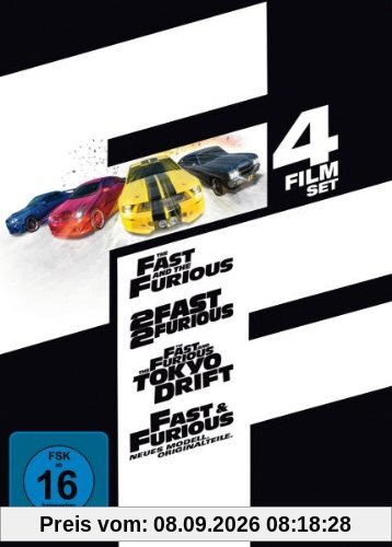 Fast and Furious 1-4 - Limited Jumbo Steelbook [4 DVDs]