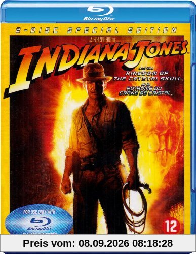 Indiana Jones et le royaume du crâne de cristal [Blu-ray] [Import belge]