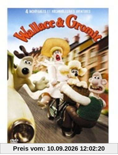 Wallace et Gromit : Rasé de près, Une grande excursion, Un mauvais pantalon, Un sacré pétrin [FR Import]