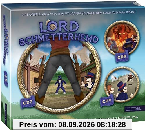 Lord Schmetterhemd (3): Die Hörspiel-Box von Tommy Krappweis nach dem Buch von Max Kruse - Mit den Stimmen von Bastian Pastewka, Oliver Kalkofe, Coldmirror uvm.