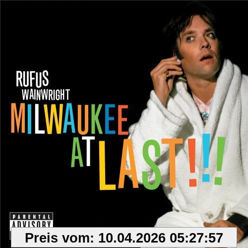Rufus Wainwright Milwaukee At Last!!! (exklusiv Bei Amazon.de)