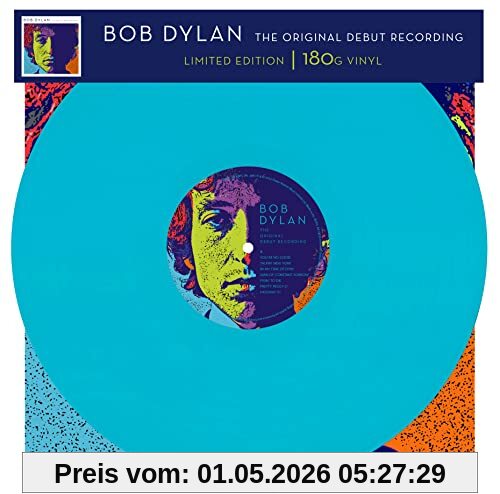 Bob Dylan - The Original Debut Recording - Limitiert - 180gr. türkis [ Limited Edition / colored Vinyl / 180g Vinyl] [Vinyl LP]
