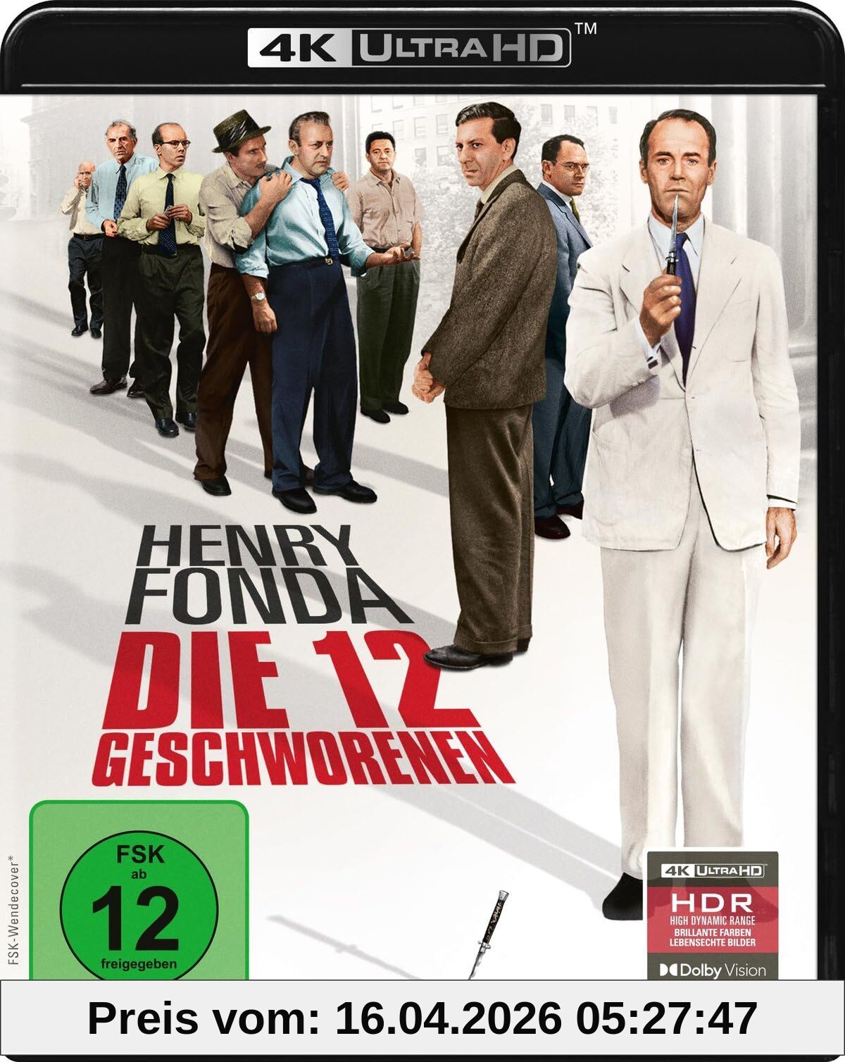 Die zwölf Geschworenen (4K Ultra HD) [Blu-ray]