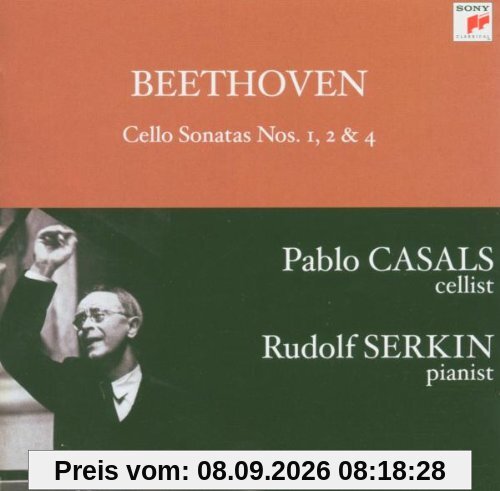 Beethoven: Sonatas for Cello & Piano Nos. 1, 2 & 4