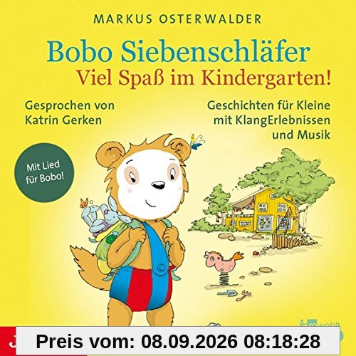 Bobo Siebenschläfer. Viel Spaß im Kindergarten!