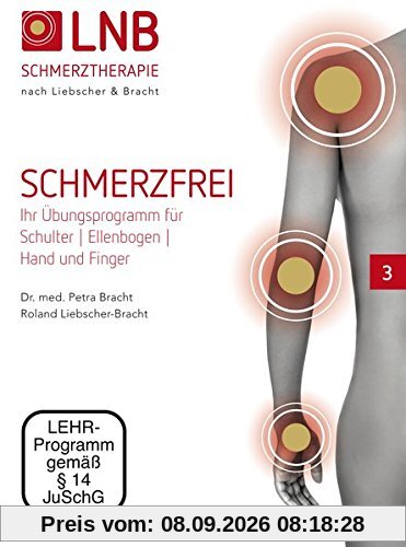 Liebscher & Bracht DVD Nr. 3 aus der Serie Schmerzfrei mit Übungen zur Engpassdehnung für Schulter, Ellenbogen, Hand und Finger