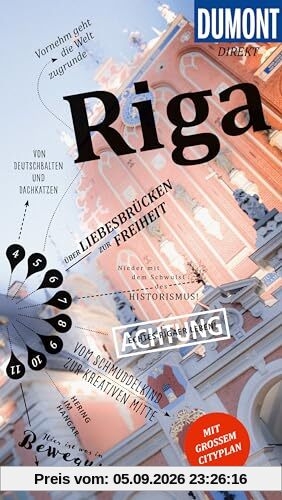 DuMont direkt Reiseführer Riga: Mit großem Cityplan