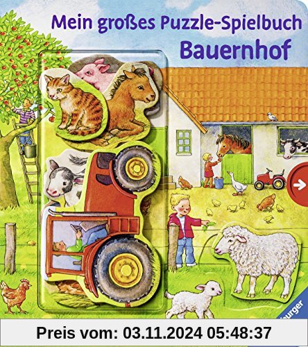 Mein großes Puzzle-Spielbuch Bauernhof