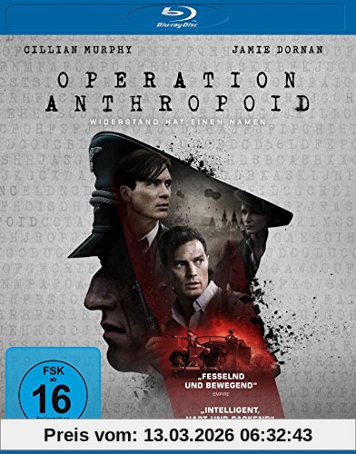 Sean Ellis Operation Anthropoid [Blu-ray]
