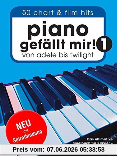 Piano gefällt mir! 50 Chart und Film Hits - Band 1 (Variante Spiralbindung). Von Adele bis Twilight. Das ultimative Spielbuch für Klavier - arrangiert von Hans-Günter Heumann
