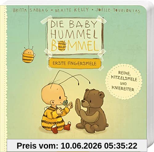 Die Baby Hummel Bommel – Erste Fingerspiele: Reime, Kitzelspiele und Kniereiter | Erste Fingerspiele für Spaß und Ablenkung in der Babyzeit – auf Wickeltisch, Krabbeldecke und Co., für Kinder ab 12 Monaten