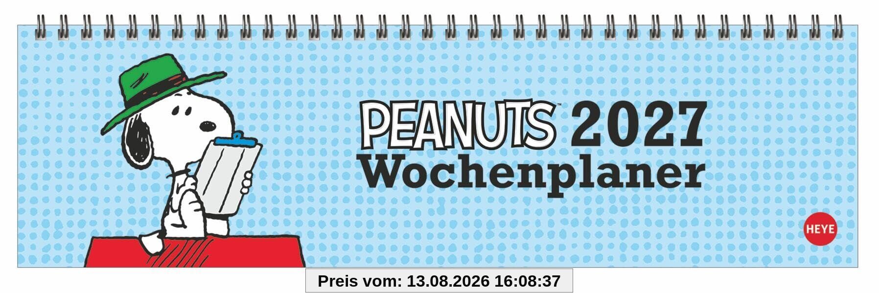 Peanuts Wochenquerplaner 2027