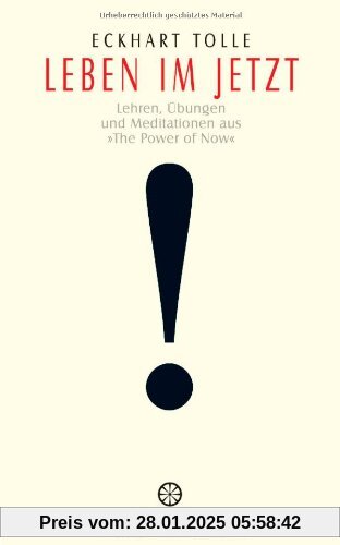 Leben im Jetzt: Lehren, Übungen und Meditationen aus 'The Power of Now'