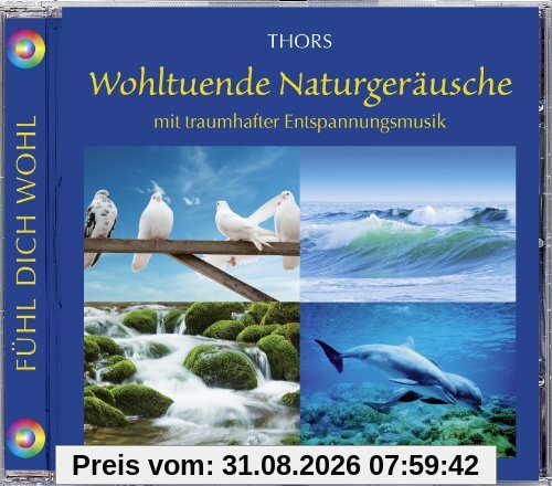 Wohltuende Naturgeräusche mit traumhafter Entspannungsmusik, Spaziergang am Bachufer, Insel, Meeressäuger, Tiefen des Ozeans, strandende Wellen, Vogelkonzert