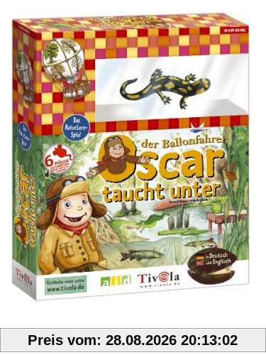 Oscar taucht unter (mit Plastiktier)