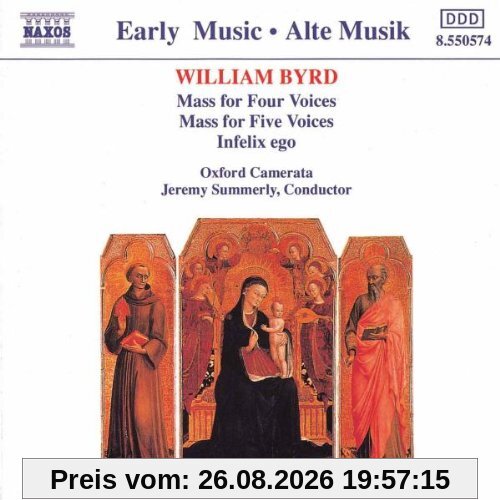 Byrd Messe für 4 Stimmen (Summerly)