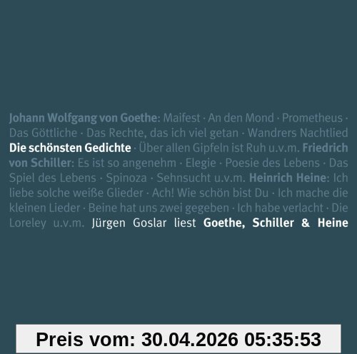 Die Schönsten Gedichte-Goethe,Schiller,Heine