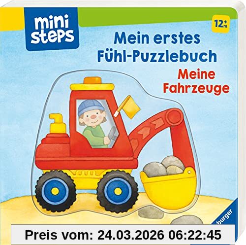 ministeps: Mein erstes Fühl-Puzzlebuch: Meine Fahrzeuge: Ab 12 Monaten