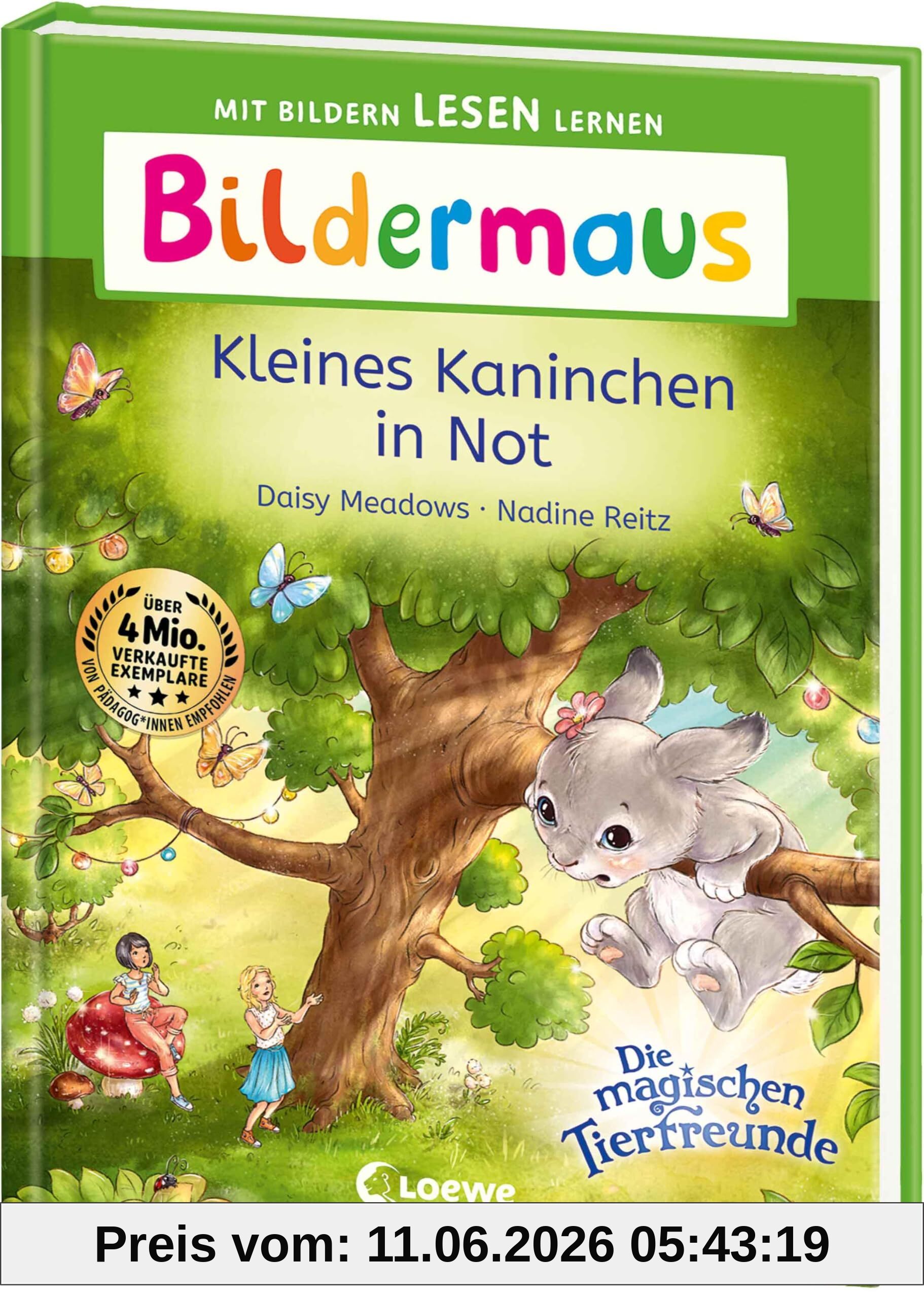 Bildermaus - Kleines Kaninchen in Not: Mit Bildern lesen lernen - Ideal für die Vorschule und Leseanfänger ab 5 Jahren - Mit Leselernschrift ABeZeh