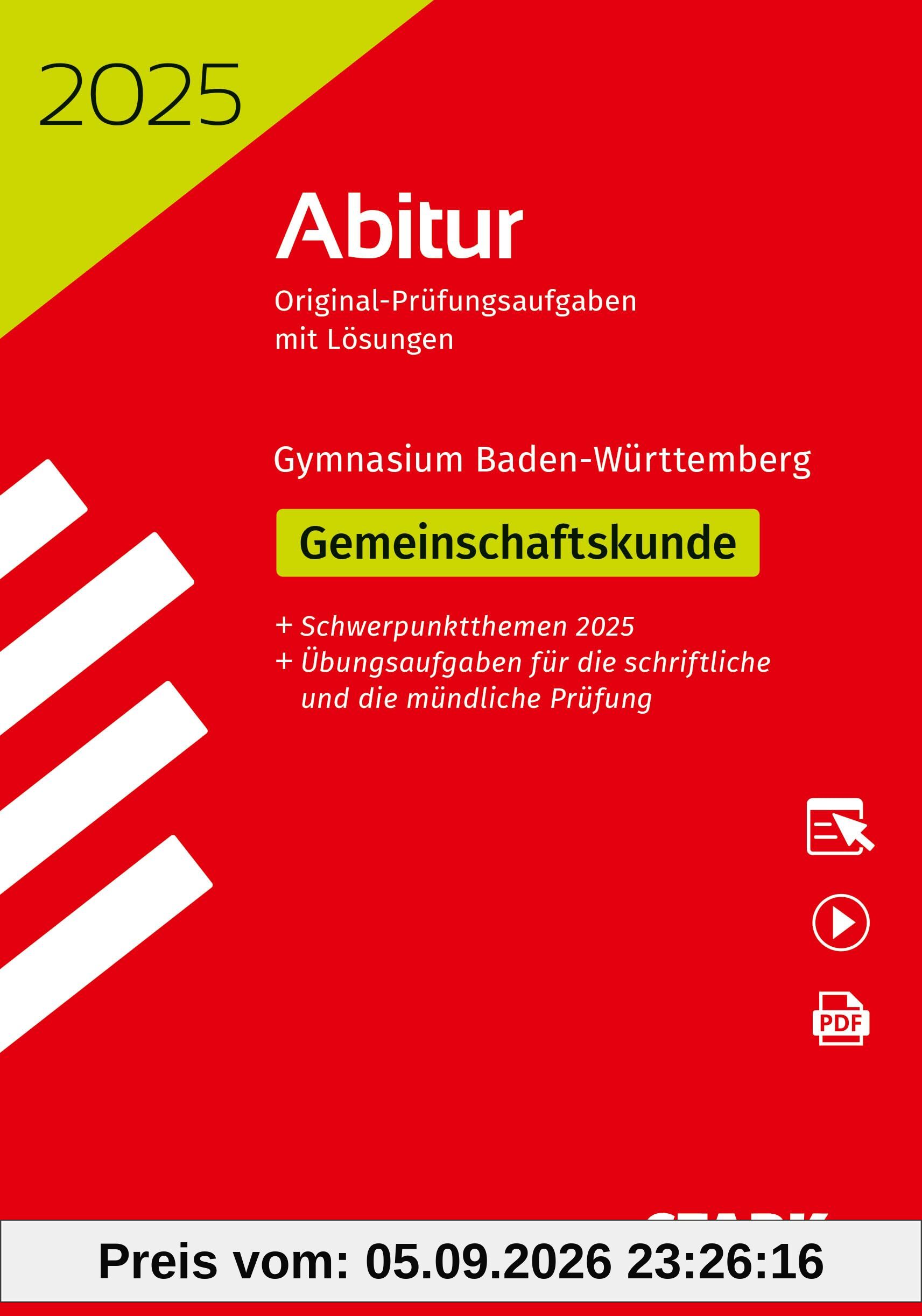 STARK Abiturprüfung BaWü 2025 - Gemeinschaftskunde
