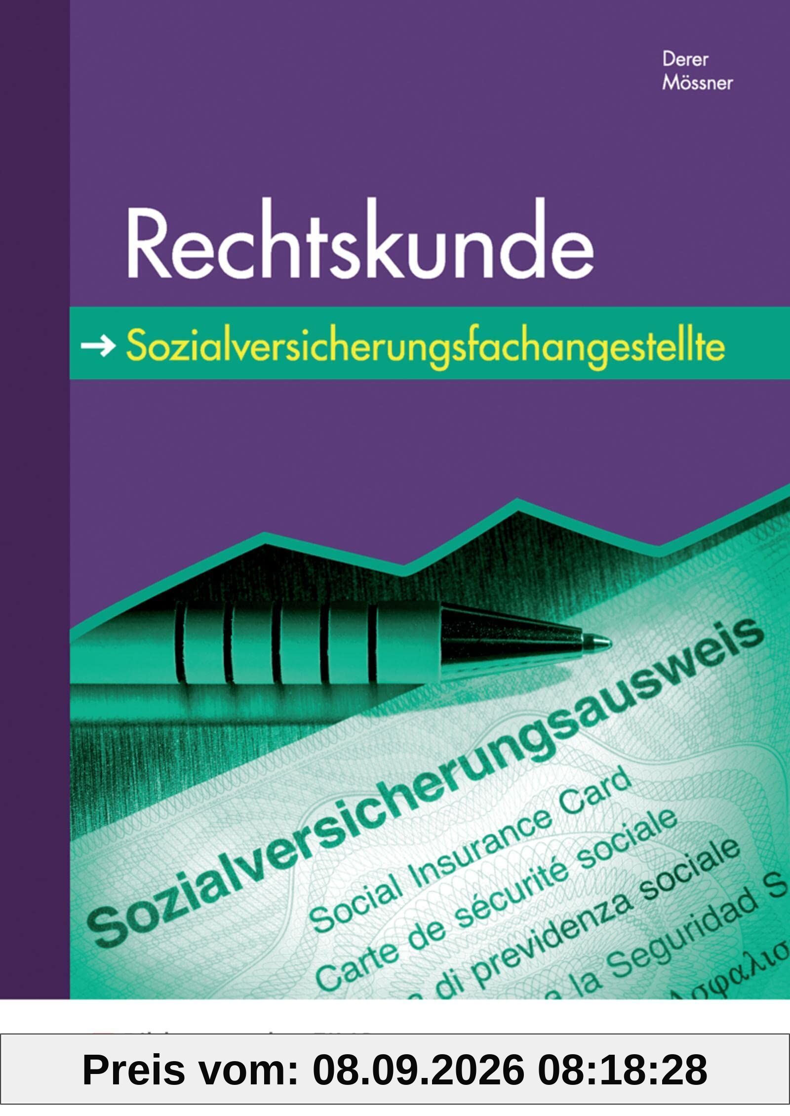 Rechtskunde für Sozialversicherungsfachangestellte