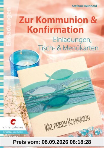 Zur Kommunion & Konfirmation: Einladungen, Tisch- & Menükarten