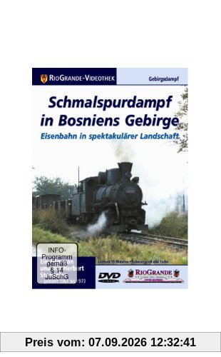 Schmalspurdampf in Bosniens Gebirge