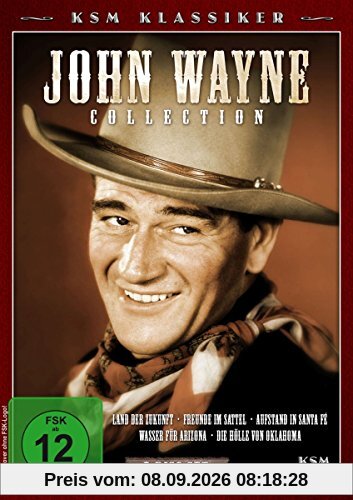 John Wayne Collection - Land der Zukunft/Freunde im Sattel/Wasser für Arizona/Aufstand in Santa Fe/Die Hölle von Oklahoma [5 DVDs]