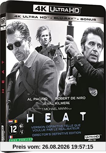 Heat 4k ultra hd [Blu-ray] [FR Import]