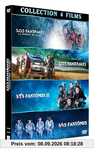 S.o.s fantômes - collection 4 films : s.o.s fantômes + s.o.s fantômes II + l'héritage + la menace de glace [FR Import]