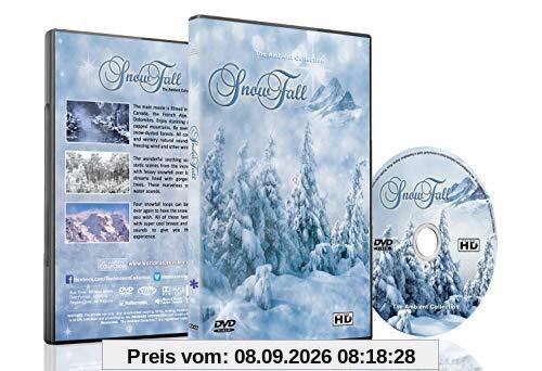 Weihnachten und Winter DVD – Schneefall – Winderlandschaften von Bergen und Wälder mit fallendem Schnee und entspannenden natürlichen Geräuschen – Perfekt für lange Winterabende