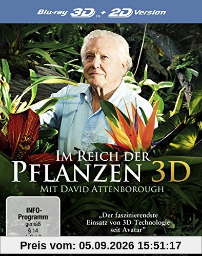 Im Reich der Pflanzen 3D - mit David Attenborough (inkl. 2D-Version) [3D Blu-ray]