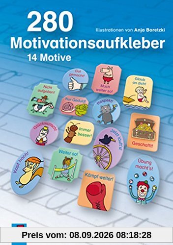 330 Motivationsaufkleber: 16 Motive