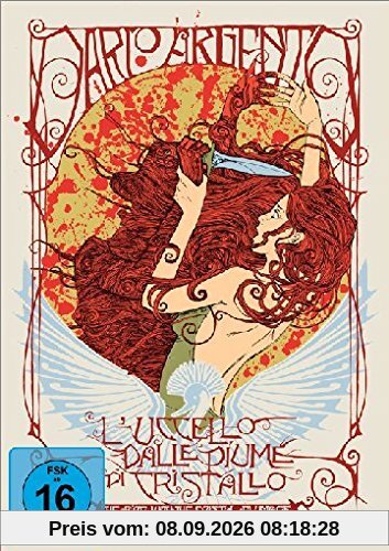 Das Geheimnis der schwarzen Handschuhe (L' uccello dalle piume di cristallo) - Mediabook (+ DVD) (+ Bonus-DVD) [Blu-ray] [Limited Collector's Edition]