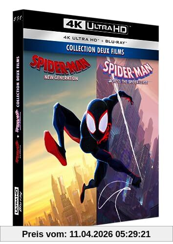 Spider-man : new generation + across the spider-verse 4k ultra hd [Blu-ray] [FR Import]