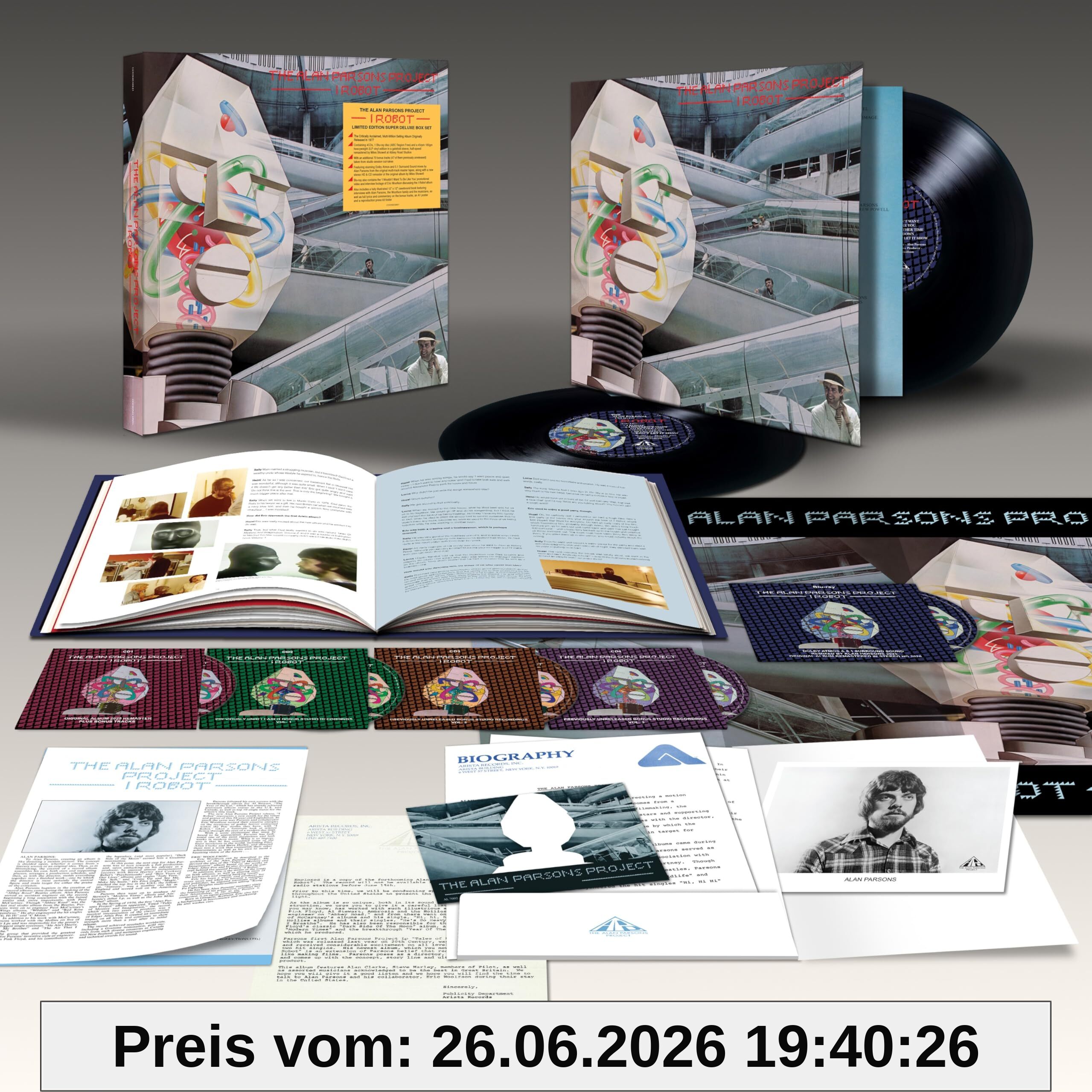 the Alan Parsons Project I Robot - Super Deluxe Box Set [Vinyl Lp]