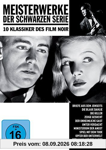 Meisterwerke der Schwarzen Serie - 10 Klassiker des Film Noir [10 DVDs]