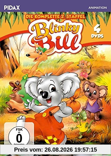Blinky Bill, Staffel 2 / Die komplette 2. Staffel der Zeichentrickserie nach den Büchern von Dorothy Wall (Pidax Animation) [4 DVDs]