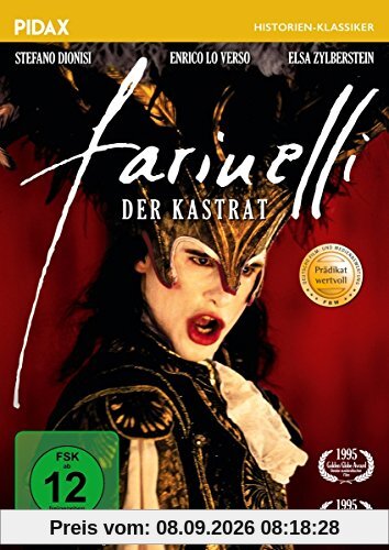 Farinelli, der Kastrat / Preisgekrönter Spielfilm über den Megastar des Barock (Pidax Historien-Klassiker)