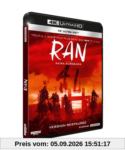 Ran 4k ultra hd [Blu-ray] [FR Import]